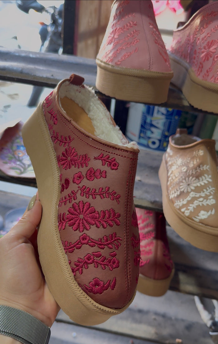 Artesanal Embroidered Booties