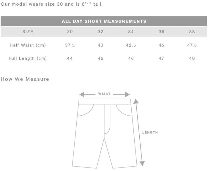 As Colour Men's all day shorts 5912 Active Wear As Colour