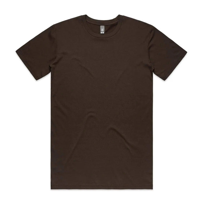 As Colour Men's staple tee 5001 Casual Wear As Colour DARK CHOCOLATE SML