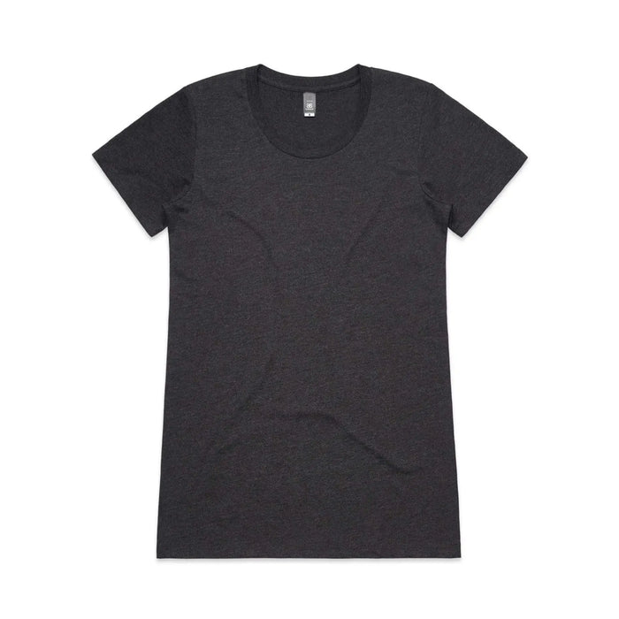 As Colour Women's Wafer tee 4002 Casual Wear As Colour ASPHALT MARLE XSM
