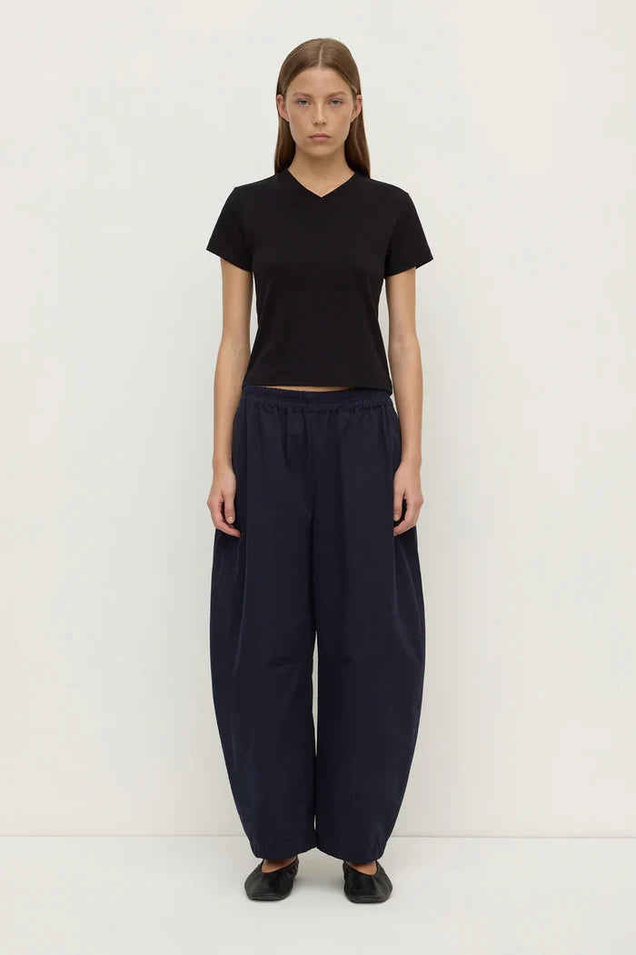 Assembly Label Lola Barrel Pant - Navy Hyde Boutique
