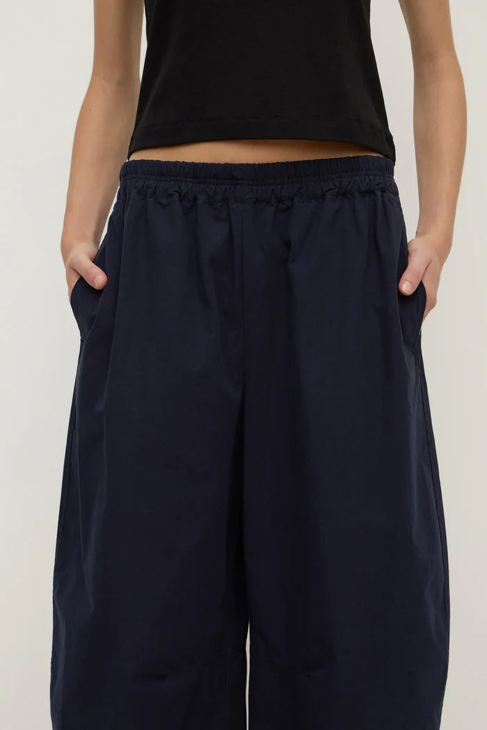 Assembly Label Lola Barrel Pant - Navy Hyde Boutique