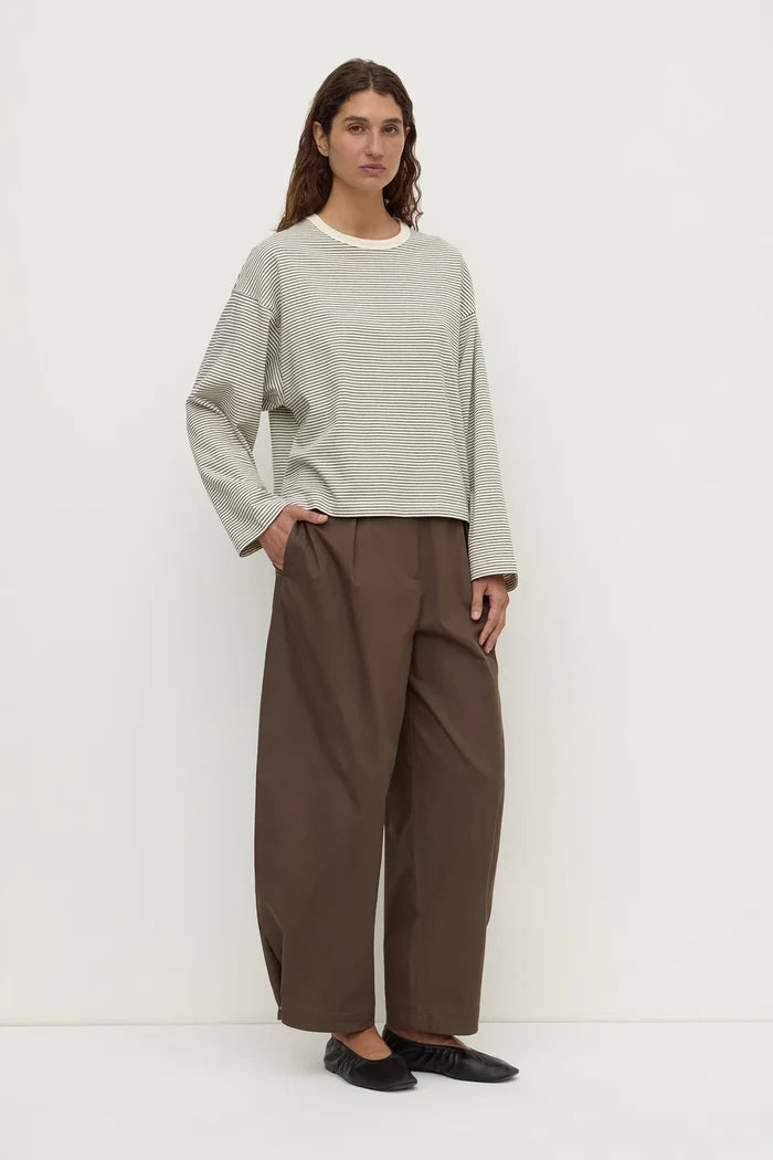 Assembly Label Malone Stripe Wide Sleeve - Cream/Black Apparel > Women > Clothing > Tops > T-Shirts > Assembly Label Hyde Boutique