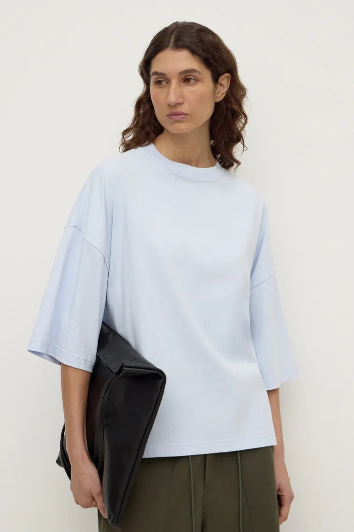 Assembly Label Max Cotton Oversized Tee - Powder Blue Hyde Boutique