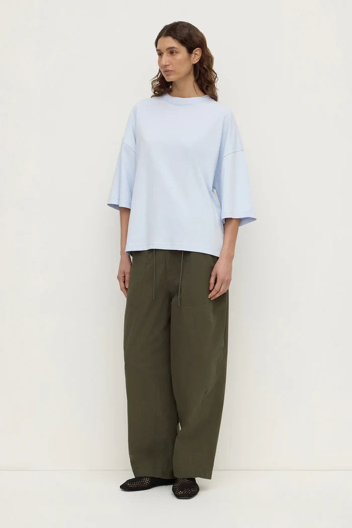 Assembly Label Max Cotton Oversized Tee - Powder Blue Hyde Boutique