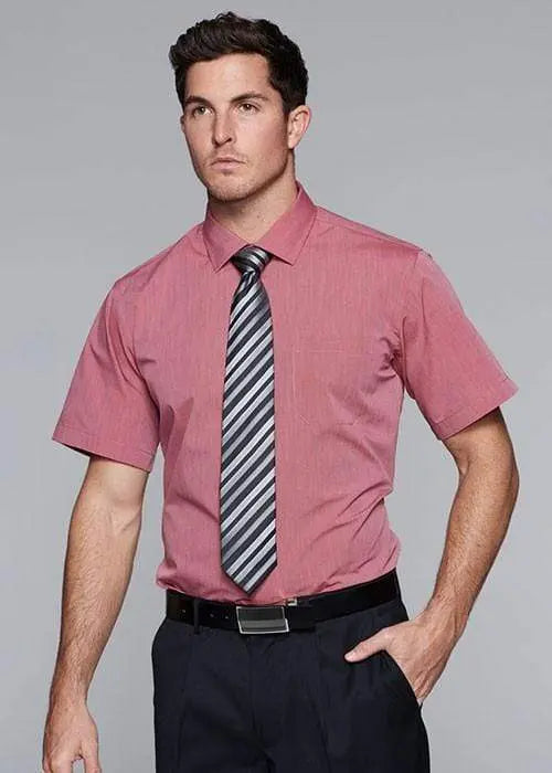Aussie Pacific Men's Belair Short Sleeve Shirt 1905S Corporate Wear Aussie Pacific