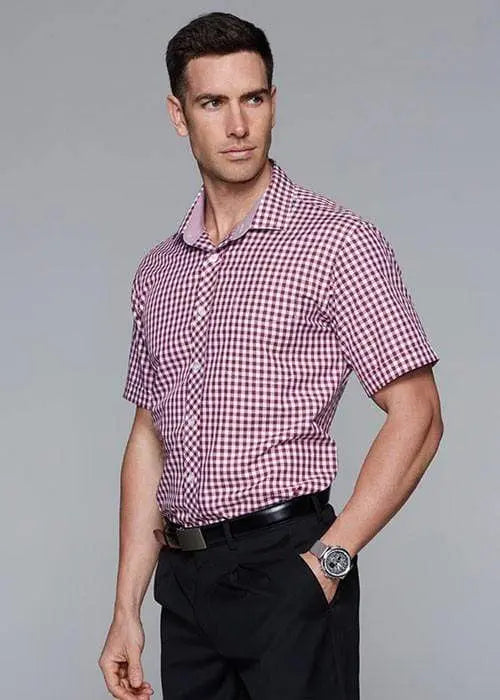 Aussie Pacific Men's Brighton Short Sleeve Shirt 1909S Corporate Wear Aussie Pacific
