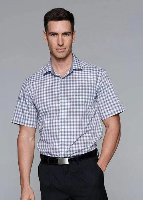 Aussie Pacific Men's Devonport Short Sleeve Shirt 1908S Corporate Wear Aussie Pacific