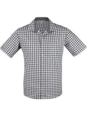 Aussie Pacific Men's Devonport Short Sleeve Shirt 1908S Corporate Wear Aussie Pacific Charcoal XXS