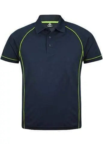 Navy/Fluro Green / S