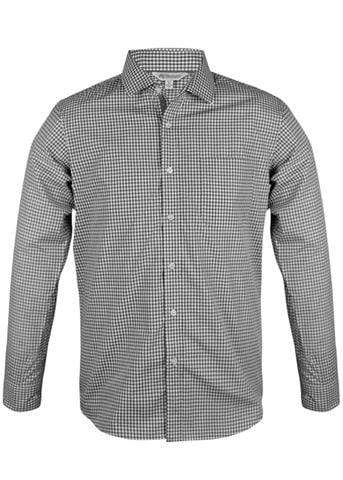 Aussie Pacific Men's Epsom Long Sleeve Shirt 1907L Corporate Wear Aussie Pacific Slate XXS