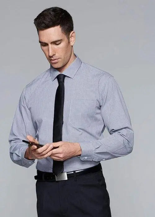 Aussie Pacific Men's Toorak Long Sleeve Shirt 1901L Corporate Wear Aussie Pacific