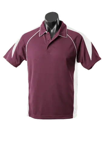 Burgundy/White / 6