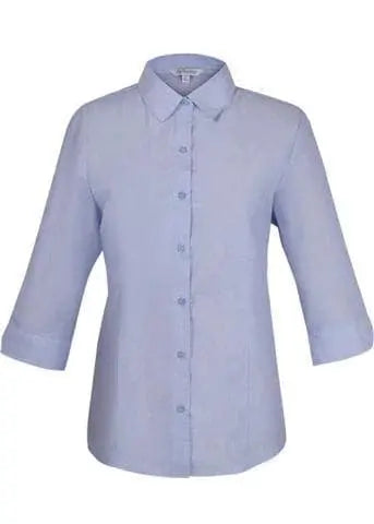 Aussie Pacific Ladies Belair 3/4 Sleeve Shirt 2905T Corporate Wear Aussie Pacific Sky 4