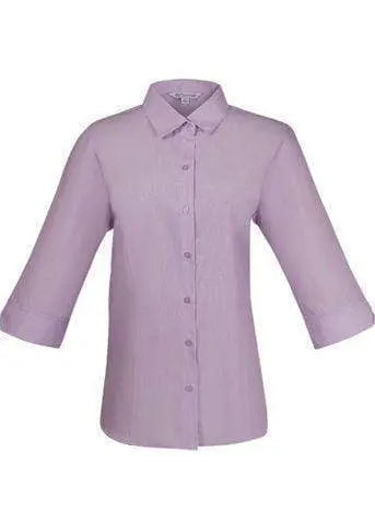 Aussie Pacific Ladies Belair 3/4 Sleeve Shirt 2905T Corporate Wear Aussie Pacific Lilac 4