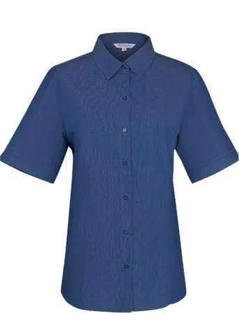 Aussie Pacific Ladies Belair Short Sleeve Shirt 2905S Corporate Wear Aussie Pacific Navy 4
