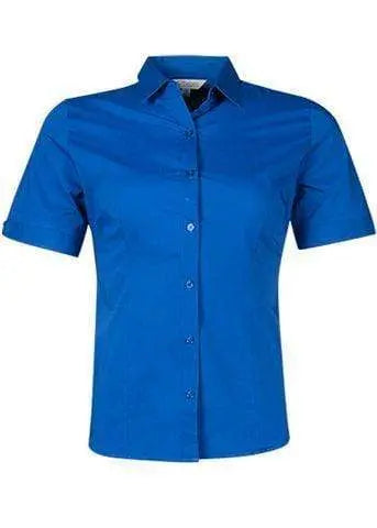 Aussie Pacific Ladies Short Sleeve Work Shirt 2903S Corporate Wear Aussie Pacific Royal 4