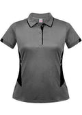 Aussie Pacific Ladies Tasman Polo Shirt 2311 Casual Wear Aussie Pacific Ashe/Black 6