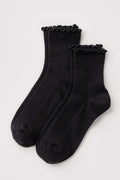 BAGGU Chaussettes Laitue Lot de 2 - Noir