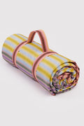 BAGGU  Couverture Pique-Nique Puffy - Gradient Stripe Multi