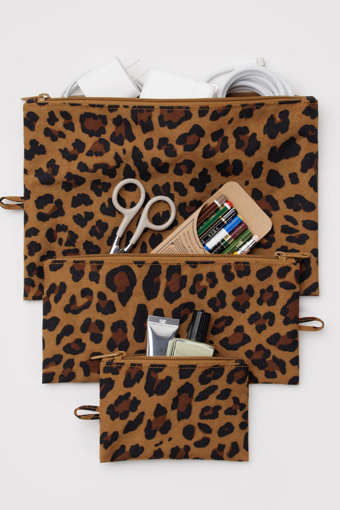 BAGGU Pochettes Plates - Leopard