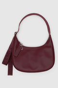 BAGGU Sac Moyen Crescent Cuir Recyclé - Mahogany