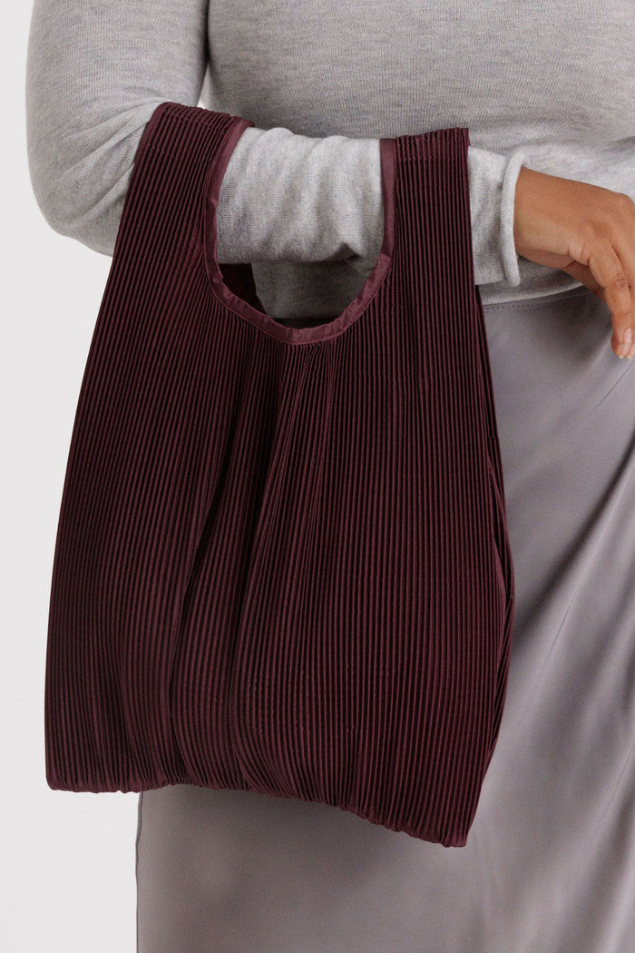 BAGGU Sac Plissé - Mahogany