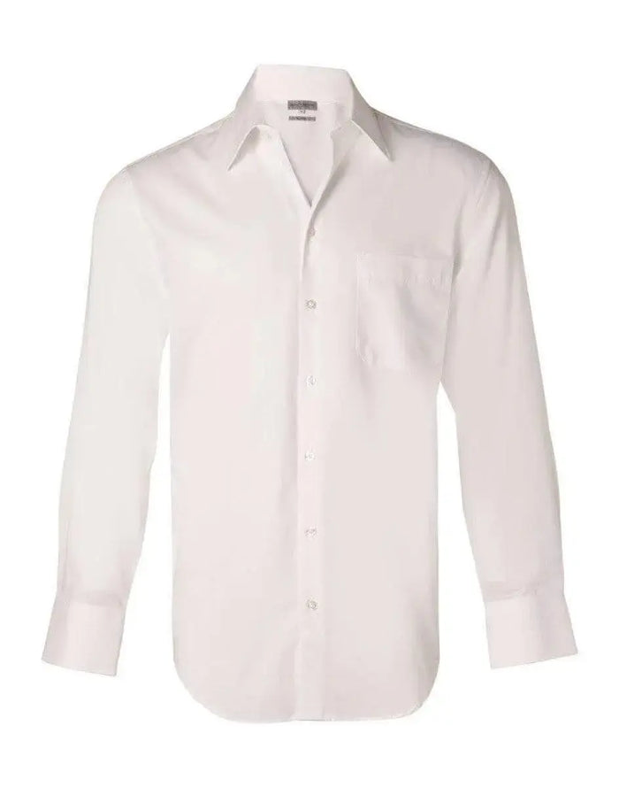 BENCHMARK Men's Nano ™ Tech Long Sleeve Shirt M7002 Metro Workwear.