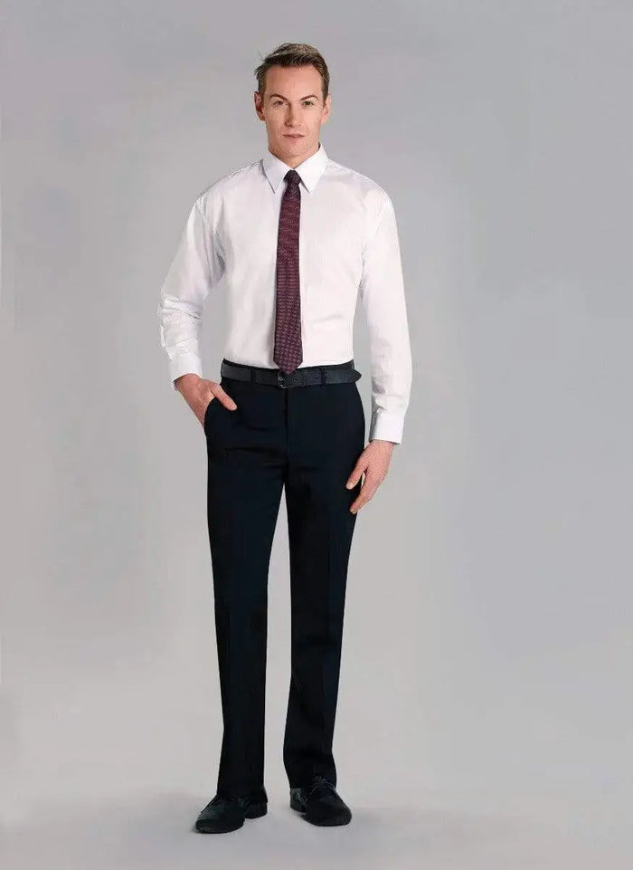 BENCHMARK Men's Polyviscose Flexi Waist Stretch Pants M9340 Metro Workwear.