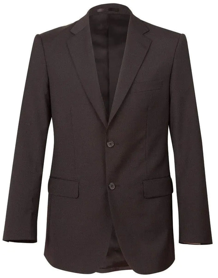 BENCHMARK Men's Wool Blend Stretch Two Buttons Jacket M9100 Metro Workwear.
