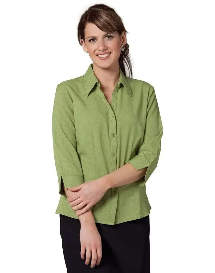BENCHMARK Women's CoolDry 3/4 Sleeve Shirt M8600Q Corporate Wear Benchmark