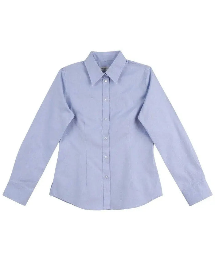 BENCHMARK Women's CVC Oxford Long Sleeve Shirt M8040 Metro Workwear.