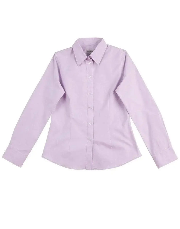 BENCHMARK Women's CVC Oxford Long Sleeve Shirt M8040 Metro Workwear.
