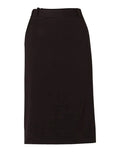 BENCHMARK Women's Poly/Viscose Stretch Twill Flexi Waist A-line Utility Lined Skirt M9478 Metro Workwear.
