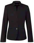 BENCHMARK Ladies’ Wool Blend Stretch Reverse Lapel Jacket M9202 Metro Workwear.