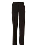 BENCHMARK Women's Wool Blend Stretch Slim Leg Flexi Waist Pants M9400 Metro Workwear.