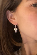 BILAK JEWELRY Boucles d'Oreilles Bow  - Argent Sterling