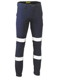 Bisley Taped Biomotion Stretch Cotton Drill Cargo Cuffed Pants BPC6028T - City Workwear