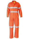 Bisley Workwear Work Wear ORANGE (BVEO) / 77R BISLEY WORKWEAR 3M taped lightweight hi vis coverall BC6718TW