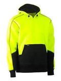 Bisley Workwear Work Wear BISLEY WORKWEAR HI VIS FLEECE HOODIE PULLOVER BK6619