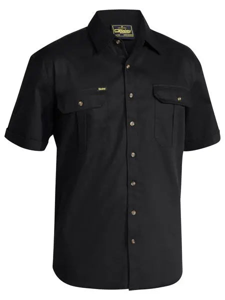 Bisley Workwear Original Cotton Drill Short Sleeve Shirt BS1433 - City Workwear