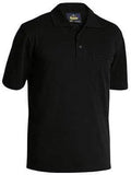 Bisley Workwear Work Wear BLACK (BBLK) / S BISLEY WORKWEAR short sleeve polo shirt BK1290