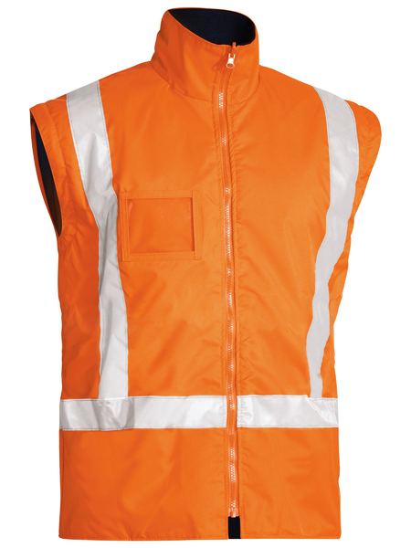 Bisley Workwear Taped Hi Vis 5 In 1 Rain Jacket BK6975