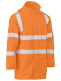 Bisley Workwear Taped Hi Vis Rail Wet Weather Jacket BJ6964T - City Workwear