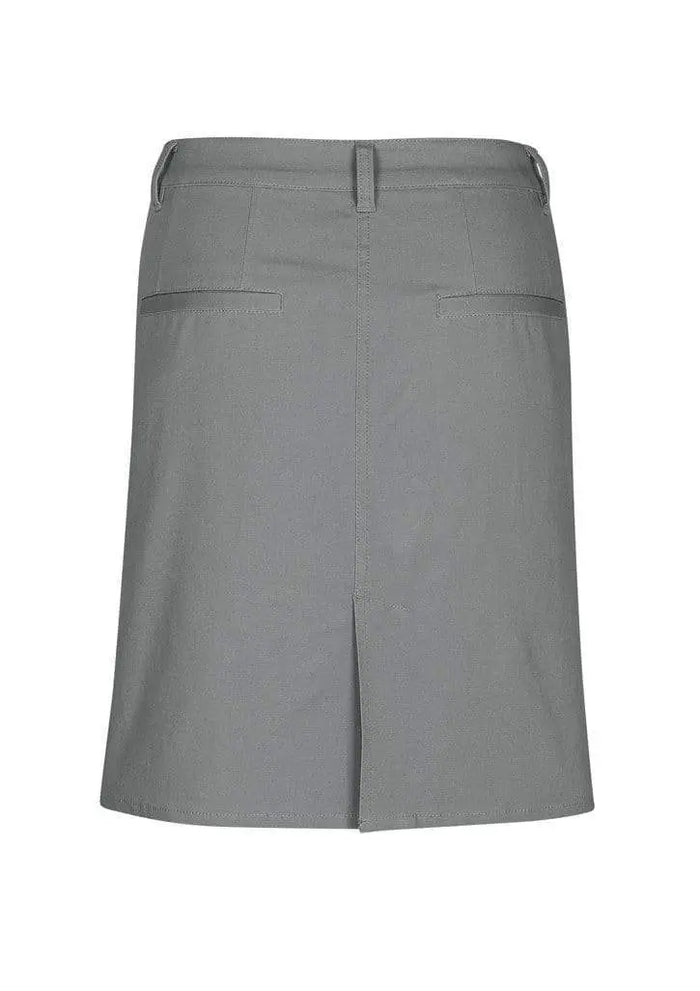 Biz Care Corporate Wear Biz Collection Lawson Ladies Chino Skirt BS022L