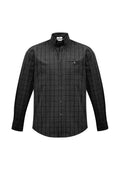 Biz Collection Corporate Wear Black/Silver / XS Biz Collection Men’s Harper Long Sleeve Shirt S820ML