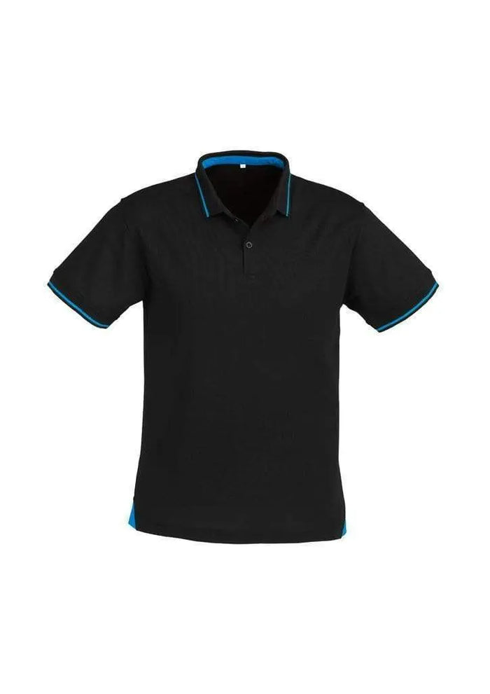 Biz Collection Casual Wear Black/Cyan / S Biz Collection Men’s Jet Polo P226MS