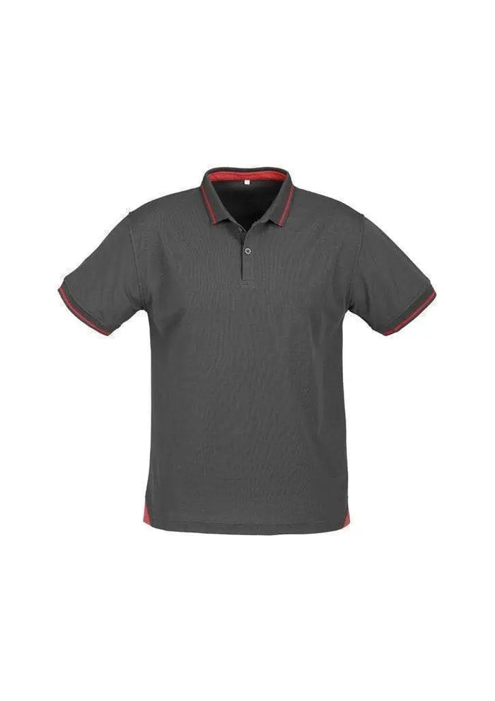 Biz Collection Casual Wear Steel Grey/Red / S Biz Collection Men’s Jet Polo P226MS