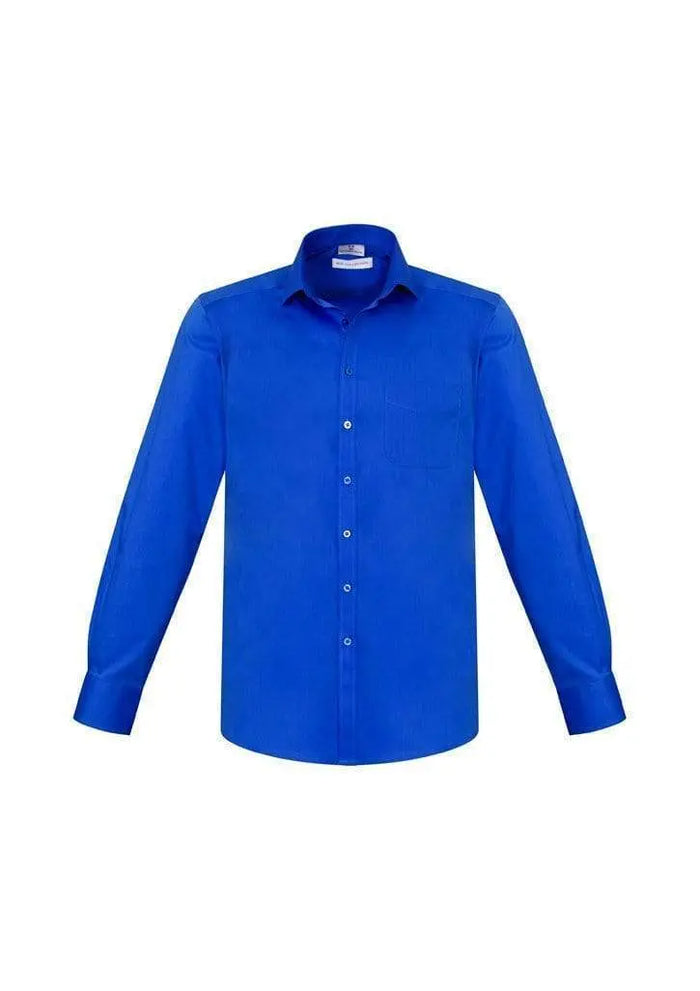 Biz Collection Corporate Wear Electric Blue / XS Biz Collection Men’s Monaco Long Sleeve Shirt S770ml