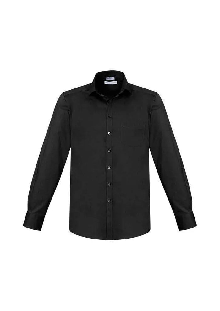 Biz Collection Corporate Wear Black / XS Biz Collection Men’s Monaco Long Sleeve Shirt S770ml
